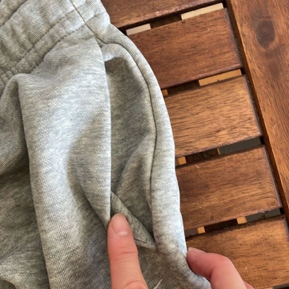 Nike NSW Essential High-Rise Standard Fit Shorts Grey Women XL(CJ2158-063) - Picture 6 of 9